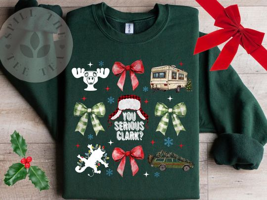 You Serious Clark Christmas Sweatshirt, Griswold Holiday Sweater