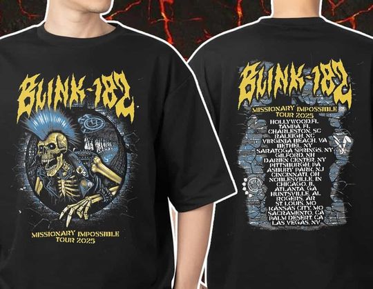 Discover B182 Missionary Impossible Tour 2025 Unisex T Shirt