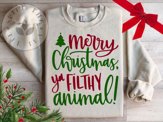 Home Alone Sweatshirt, Merry Christmas Sweatshirt, Holiday Gift