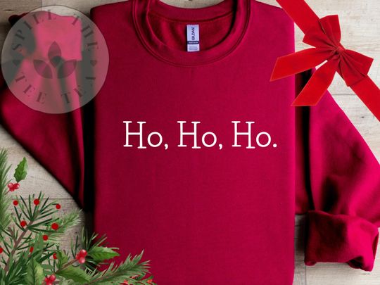 Discover Christmas Sweatshirt, Funny Santa Sweatshirt, Cute Festive Xmas Gift Cozy Winter Sweatshirt