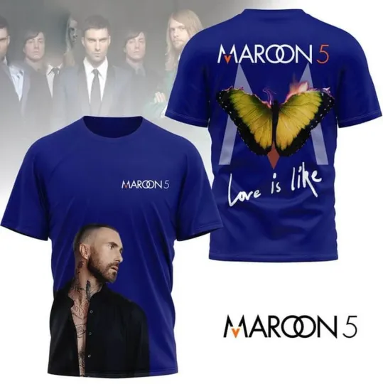 Maroon 5 Love Is Like 3D T-Shirt