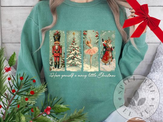 Christmas Nutcracker Sweatshirt, Nutcracker Ballet Sweatshirt, Christmas Party Sweatshirt, Christmas Gift
