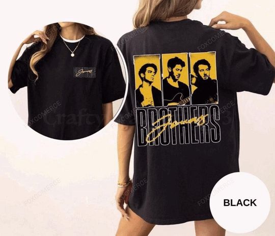 Jonas Brothers 20th Anniversary Tour 2025 T-Shirt, Official Fan Merch Tee