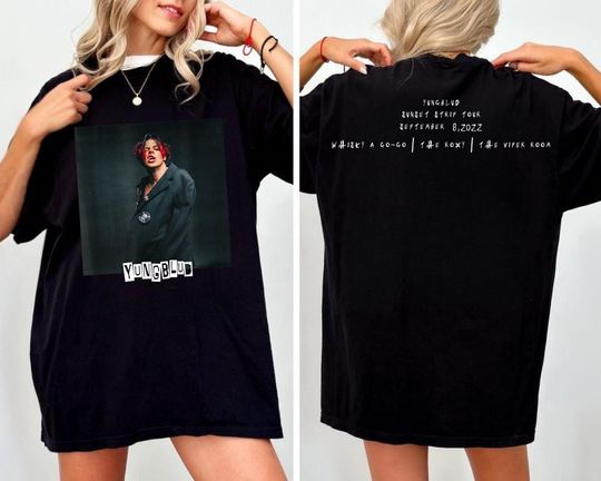 Discover YUNGBLUD BLVD: The Sunset Strip Tour Exclusive Shirt, Yungblud Tour Tee, Yungblud Shirt, Punk Rock Concert, Alternative Band Tee, IDOLS Tour