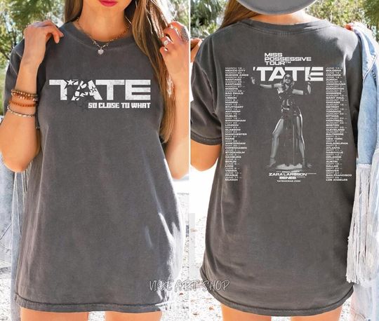 Discover Comfort Colors Tate Tshirt, Tate McRae Concert Tee: Miss Possessive Tour 2025