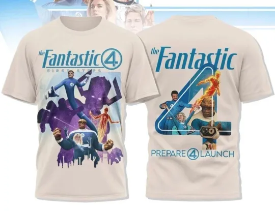 The Fantastic Four First Steps Prepare 4 Lauch 3D T-Shirt