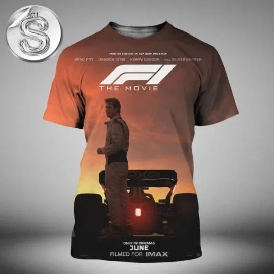 Discover 3D F1 The Movie New Poster Releasing On June 2025 All Over Print Shirt
