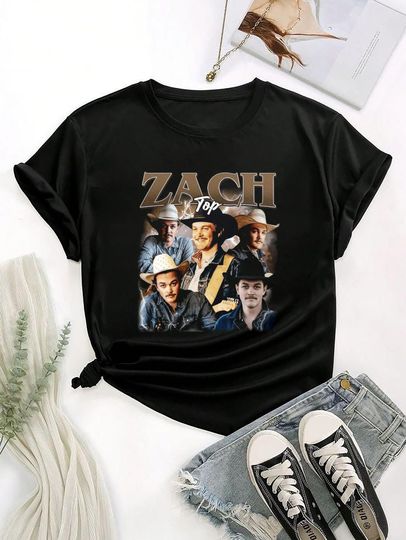 Discover Zach Top Bootleg Shirt, Zach Top Tour 2025 Shirt, Zach Top 90s Vintage Shirt, Zach Top Fan Gift, Zach Top Merch, Zach Top Country Music Tee