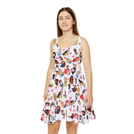 Discover Disney Princess Theme Park Fun Skater Dress