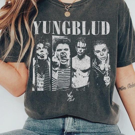 Discover Yung.blud Music Vintage Shirt, Retro Rock Tour Shirt, Vintage Band Concert Tee