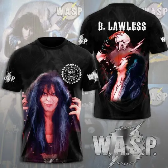 Discover W.A.S.P. B.Lawless 3D T-Shirt