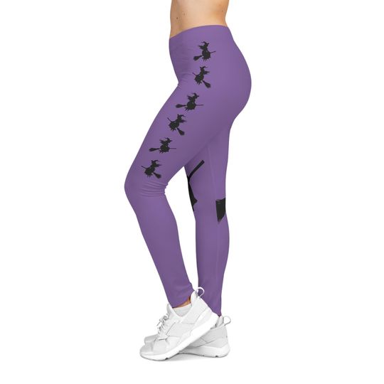 Discover Personalized Caffeinated Witches Leggings: Spooky Halloween Yoga Pants