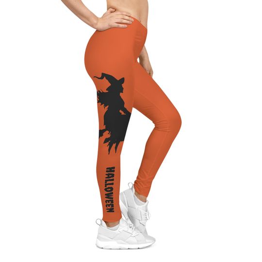 Discover Caffeinated Witches Halloween Leggings: Spooky Witchcore Yoga Pants
