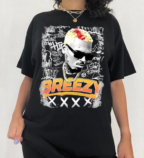 Discover Chris Brown Breezy Bowl XX Tour 2025 Shirt, Vintage Chris Brown Breezy Bowl XX Shirt, Concert 2025 Shirt, Chris Brown Shirt