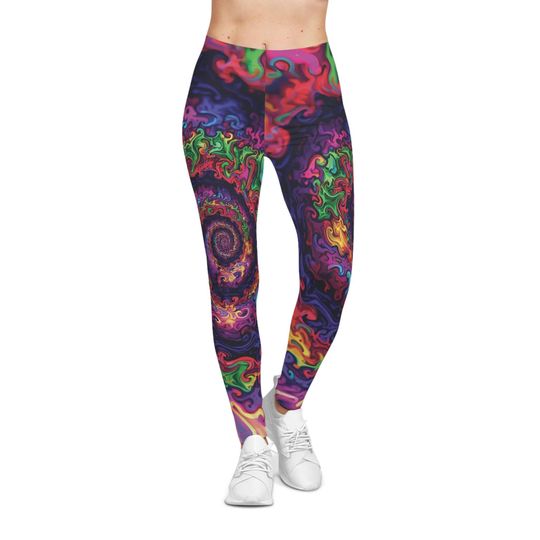 Discover Personalized Caffeinated Witch Leggings: Spooky Fall Yoga Pants
