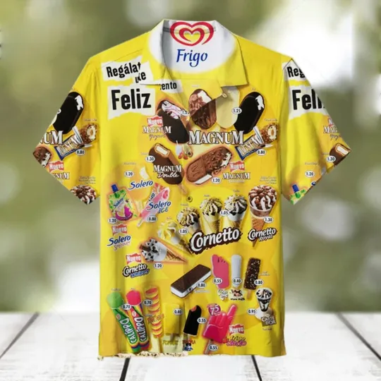 Discover Ice cream Delicious Hawaiian Shirt