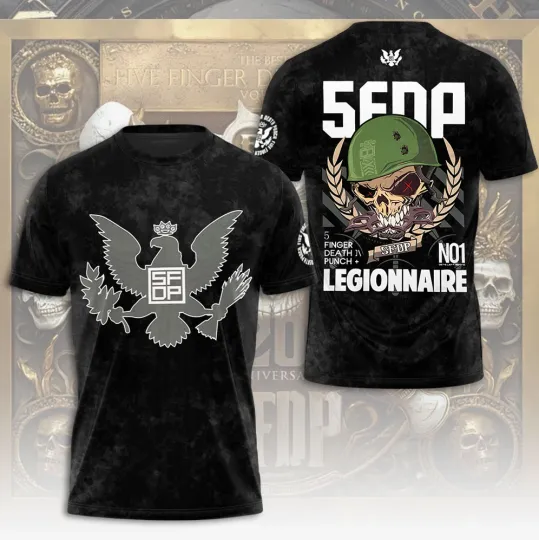 Five Finger Death Punch Legionnaire 3D T-Shirt