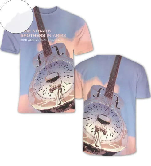 Discover Dire Straits Brothers In Arms 20th Anniversary Edition 3D T-Shirt