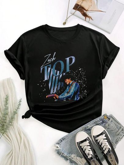 Discover Zach Top Graphic Shirt, Zach Top 90s Vintage Shirt, Zach Top Tour 2025 Shirt, Zach Top Fan Gift, Zach Top Merch, Zach Top Country Music Tee
