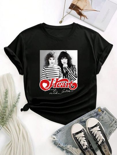 Heart Band Signatures Shirt, Rock Band 90s Vintage Shirt, Heart Band Royal Flush Tour 2025 T-Shirt, Heart Band Fan Gift, Heart Band Merch
