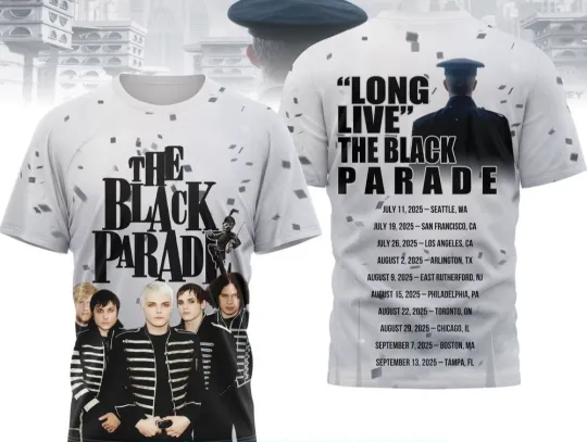 My Chemical Romance Long Live The Black Parade AOP T-Shirt