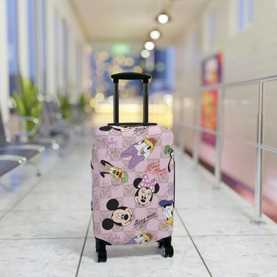 Discover Disney Luggage Cover, Minnie, Goofy,  Pluto, Travel Accessories, Kids Luggage Cover, Ladies Luggage Cover, Suitcase Cover, Mickey, Donald
