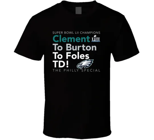 Discover Super Bowl Foles Philly Football Champs T-Shirt