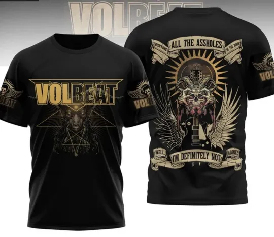 Discover Volbeat 3D T-Shirt Gift For Fans All Sizes