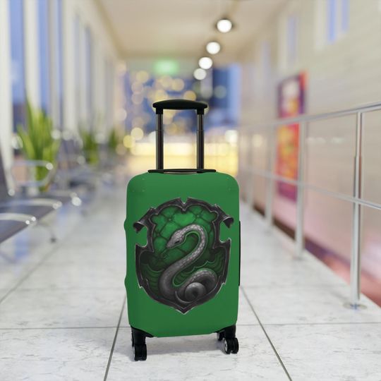 Discover Luggage Cover, Harry Potter, Wizarding World, Kids Luggage Cover, Ladies Luggage Cover, Suitcase Cover, Hogwarts, Wizard, Slytherin, Epic