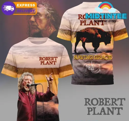 Robert Plant Saving Grace 2025 AOP T-Shirt