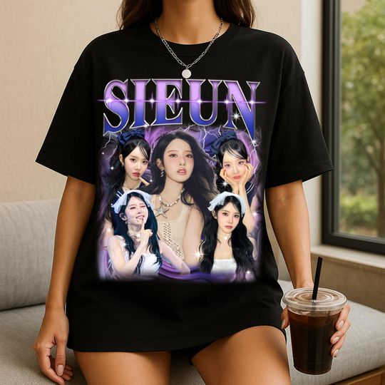 Discover Retro Sieun STAYC T-shirt, Stayc Stay Tuned Tour 2025 Shirt, StayC I Want It Shirt, Metamorphic Album Shirt, Stayc Members Kpop Shirt