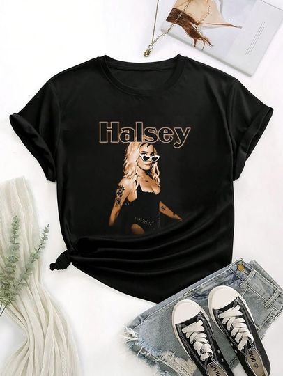 Halsey 90s Vintage Shirt, Halsey Bootleg Shirt, Halsey Back To Badlands Tour 2025 Shirt, Halsey Shirt, Halsey Fan Gift, Halsey Concert Merch