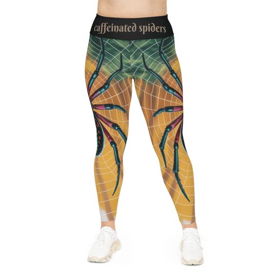 Discover Caffeinated Spiders Leggings: Slimming Activewear
