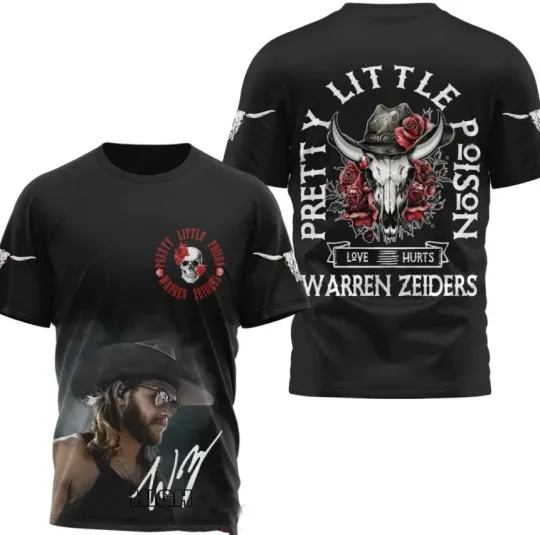 Warren Zeiders Pretty Little Poison AOP 3D T-shirt