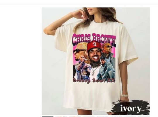 Chris Brown Breezy Bowl XX T-Shirt, Chris Brown Graphic Unisex Shirt, Chris Brown Fan Gift, Chris Brown Shirt, Cb Tour 2025 Shirt