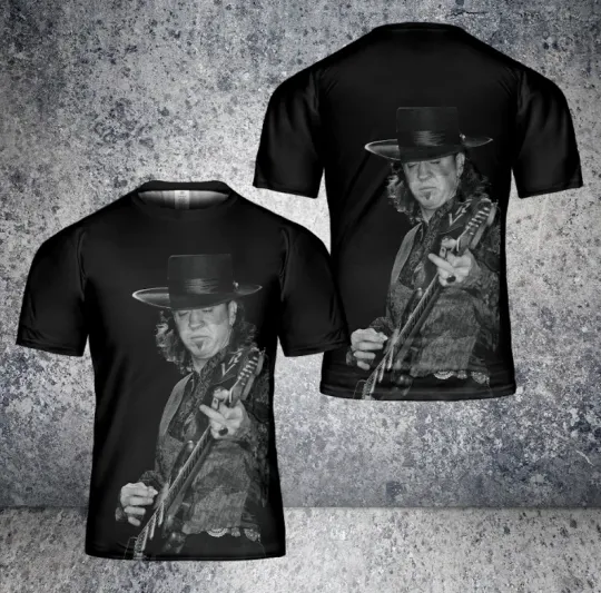 Discover Stevie Ray Vaughan AOP 3D T-Shirt