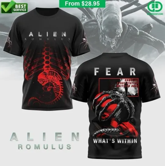 Discover Alien Romulus Fear What’s Within 3D T-Shirt
