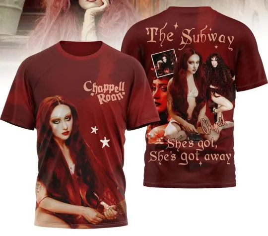 Chappell Roan The Subway She’s Got Away 3D T-Shirt S-5XL