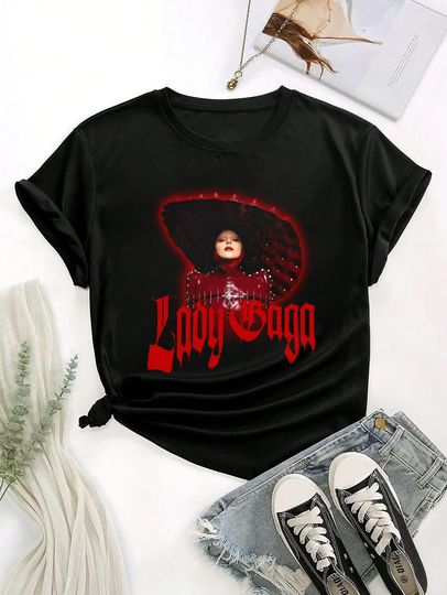 Discover Vintage Ld ga Shirt, Ld ga The Mayhem Shirt, Ld ga Fan Gift, Ld ga Merch, Ld ga Mayhem Album, Ld ga Tour 2025 Shirt