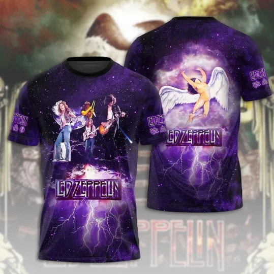 Discover HOT LED ZPELIN 3D T-shirt All size S-5XL Gift For Fans