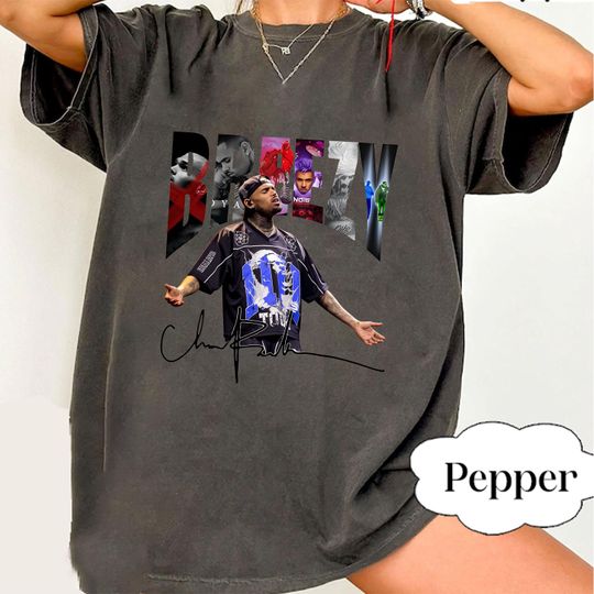 Discover Chris Brown Breezy Bowl XX Tour Shirt, Chris Brown Shirt, Chris Brown Fan Gift, Chris Brown Merch Shirt, Cb Tour 2025 Shirt