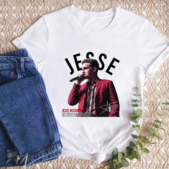 Discover Graphic Jesse McCartney Shirt, Jesse McCartney Tour 2025 Shirt, Jesse McCartney Fan Gift, Jesse McCartney Merch, Jesse McCartney Vintage Tee