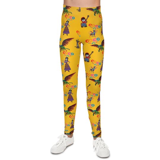 Discover Youth Leggings, Coco Leggings, Disney Leggings, Yoga Pants, Disney Yoga Pants, Yoga Pants, Yoga Leggings, Pixar Leggings, Theme Park