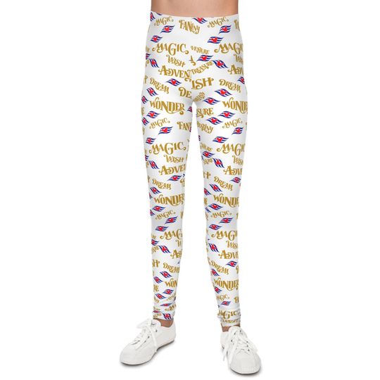Discover Youth Leggings, Princess Leggings, Disney Leggings, Yoga Pants, Disney Yoga Pants, Yoga Pants, Leggings, Cruise Leggings, Cruise Ships, DCL
