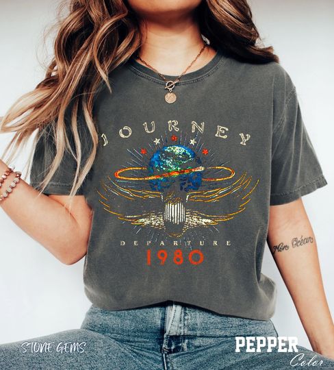 Discover Journey Band Shirt, Journey Rock Band Tee, Journey Concert Shirt, Deen Castronovo Shirt, Journey Fans Gift For Her Him