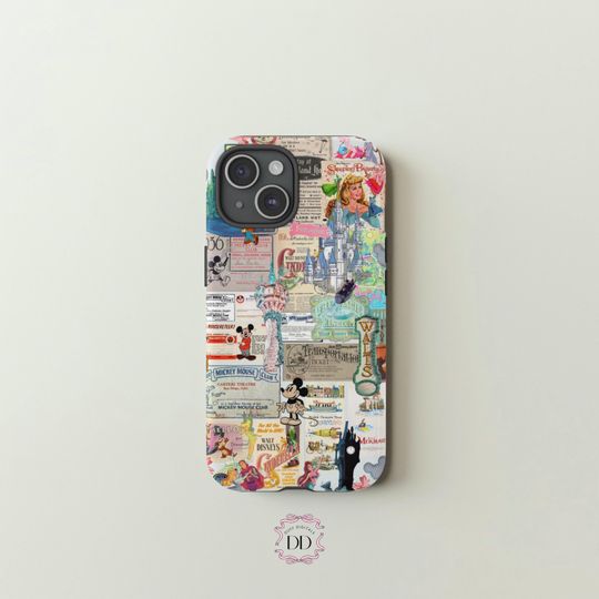 Discover VINTAGE DISNEY World Phone Case, Disney Princess, Mickey Minnie, Case for iPhone 16 15 14 13 12 Pro Max Mini, Samsung Galaxy, Google Pixel 9