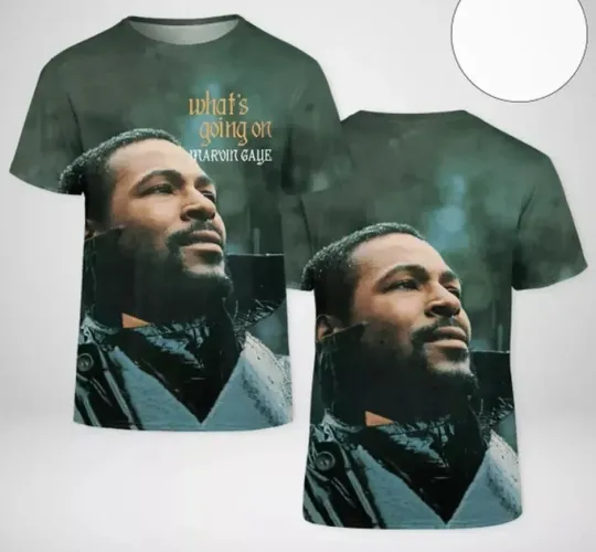 Marvin Gaye What's Going On Album Cover AOP 3D T-shirt