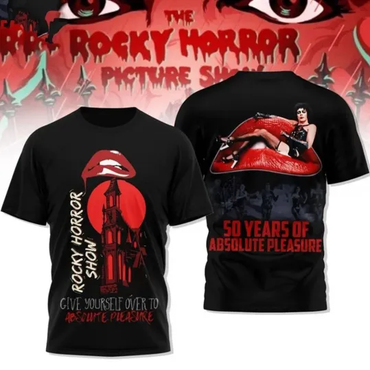 The Rocky Horror Picture Show 50 Years Of Absolute Pleasure 3D T-Shirt