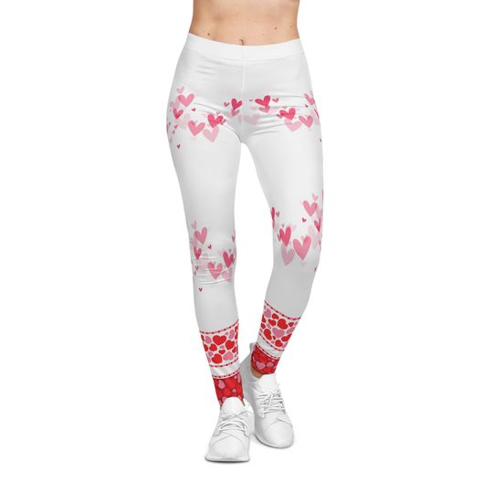 Valentine's Day Leggings, Women's Casual Leggings, Lovers Yoga Pants