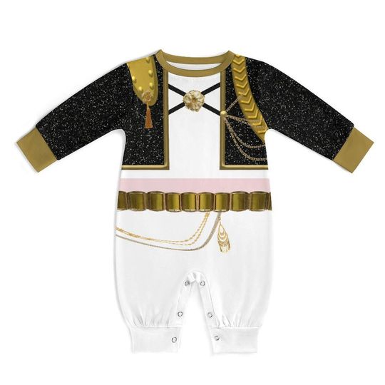 Rumi Golden KPop Demon Hunter 3D Long Sleeve Baby Romper